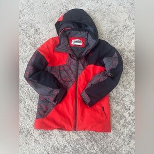 Spyder Ambush Ski Jacket – Youth size XL (18) Red & Black insulated Ski jacket
